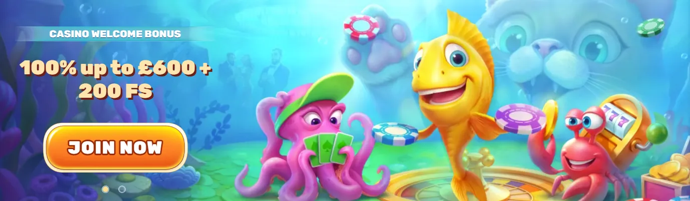 SpinFin Casino welcome bonus deal for new players