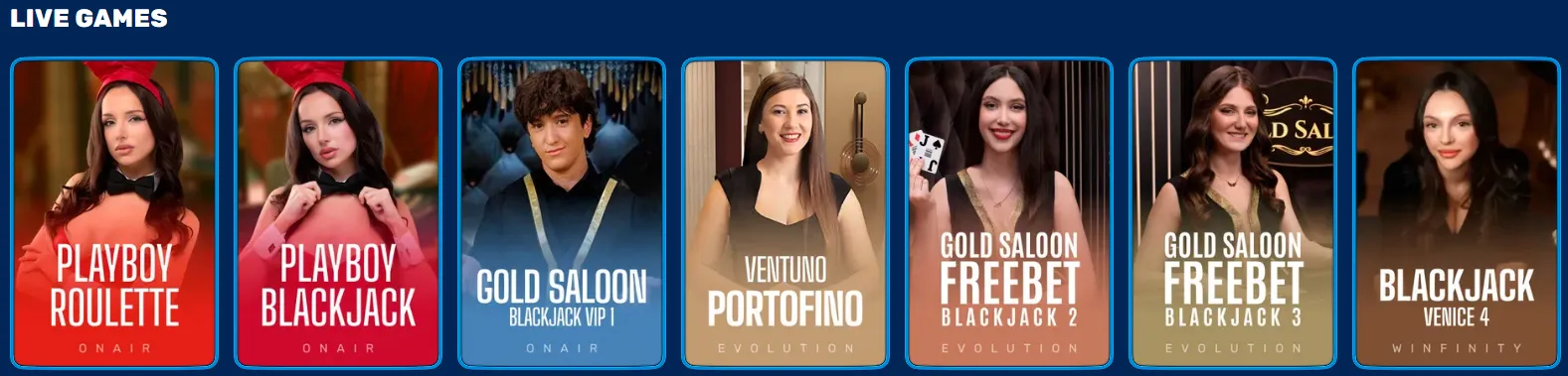 Live dealer casino games and real-time tables at SpinFin